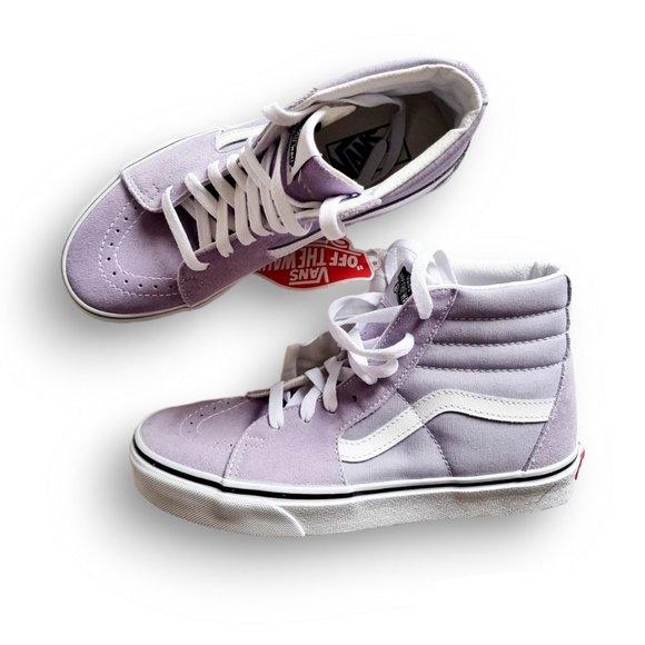 Vans SK8-HI in Languid Lavender + True White UK 5 EUR 38 Womens US 7.5 Mens US 6 - Picture 6 of 16